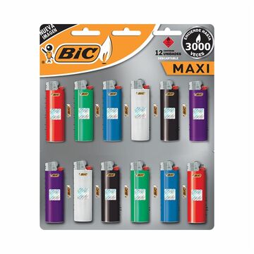Encendedor Bic Maxi Blister X 12u X22