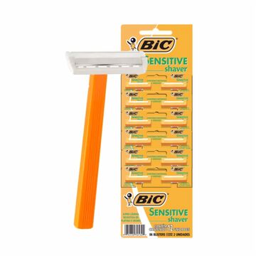 Afeita Bic Sensiti Amarilla X 12u X48