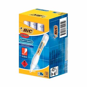 Corrector Liquido Bic Shake X 12u X6