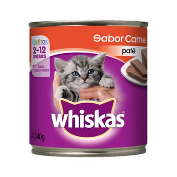 Whiskas Lata Gat-carne X 340 Gr. X24